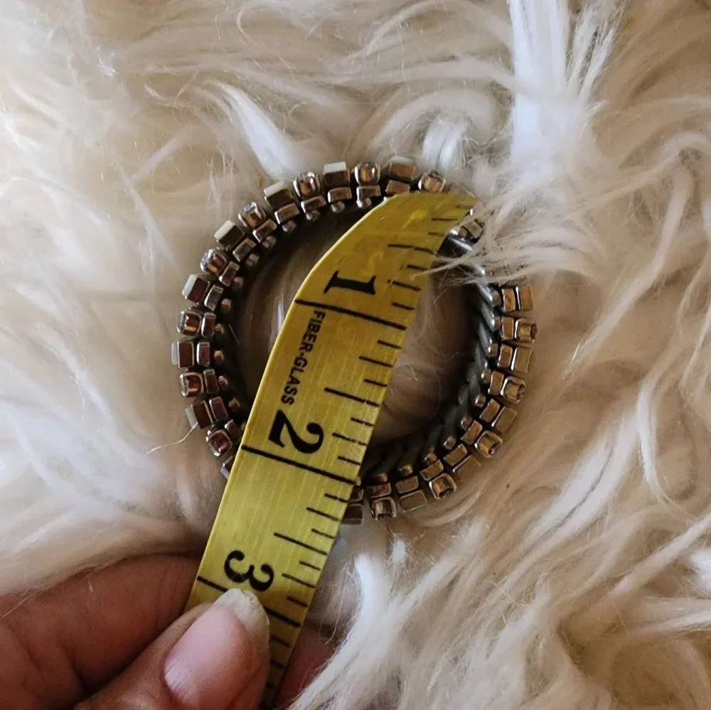 Vintage MOP and bling expansion‎ bracelet
